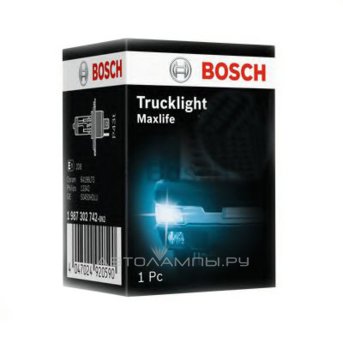 H4 24V- 75/70W (P43t) (вибростойкая+увелич.срок службы) Trucklight Maxlife 1987302742