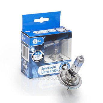 H7 12V- 55W (PX26d) (белый яркий свет-голуб.оттен.) Sportlight Ultra (к.уп.2шт.) 90902 (58520SBU) 58520SBU