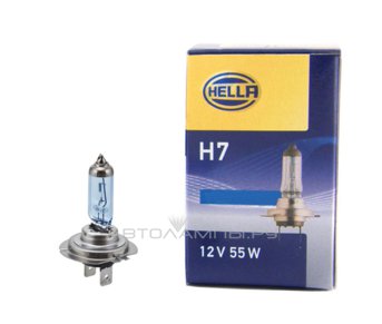 H7 12V- 55W (PX26d) (белый свет-голуб.оттен.) Blue Light 8GH 007 157-181
